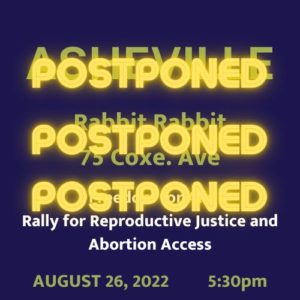 POSTPONED Asheville Rabbit Rabbit FREEDOM FOR ALL 08262022 North Carolina