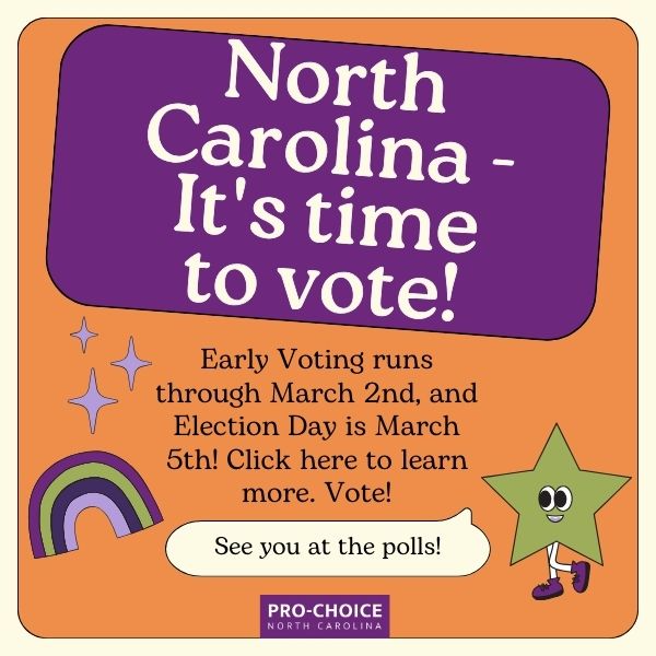 North Carolina! It's time to vote!